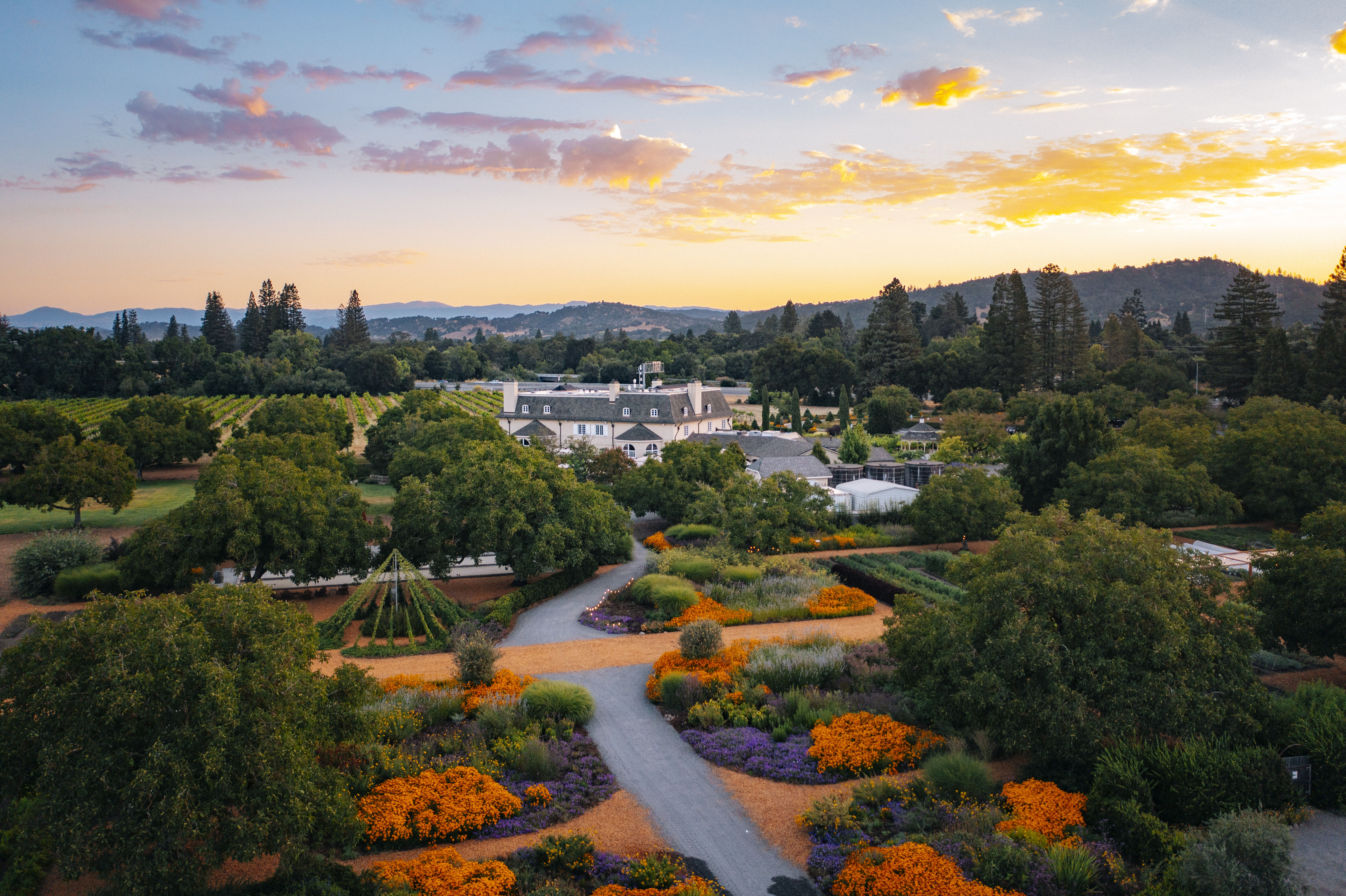 the Kendall-Jackson Culinary Garden in Sonoma County